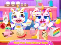 Unicorn Rainbow Baby Pony Twins - Care & Dress Up Screen Shot 1