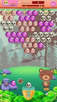 Forest Bear Bubble Shooter Screen Shot 2