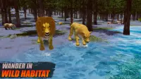 Arctic Lion Simulator: Wild Life Lion Games Screen Shot 1