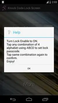 Tap Knock Lock - Lock Screen Screen Shot 7