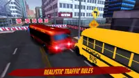 Free simulator bus parking driving - skill games Screen Shot 2
