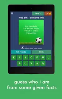 Football Quiz Game: Game tebak pemain sepak bola Screen Shot 6