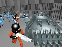 Stickman Prison Battle Simulat Screen Shot 13