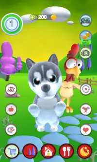 Talking Puppy And Chick Screen Shot 0