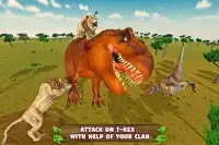 lion ultime vs dinosaure: aventure sauvage Screen Shot 6
