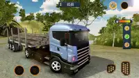 트럭 운전사: 오프 로드 산악 운전 게임 Screen Shot 10