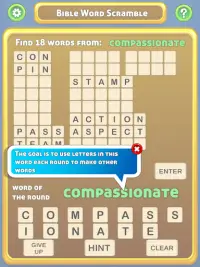 Bible Word Scramble - Fun Free Bible Word Puzzle Screen Shot 7