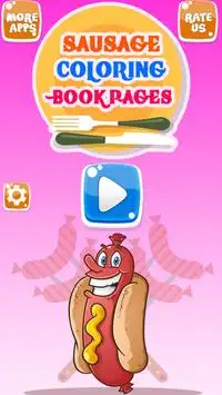 Sausage Coloring Book Games Screen Shot 4