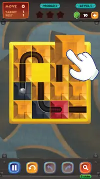 unblock u ball : side way out puzzle Screen Shot 3