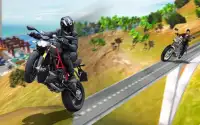 Corrida de colina de ataque de moto moto Screen Shot 3