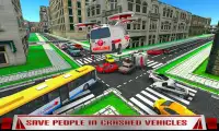 Flying Drone Ambulance Emergency – City Rescue Sim Screen Shot 4