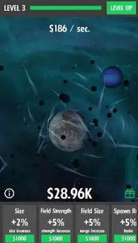 Idle Space Planet Screen Shot 2