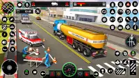 Oil Tanker Flying Truck Games Screen Shot 6