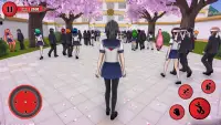 Anime School Girl Life : Japanese School Simulator Screen Shot 0