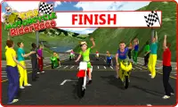 Kids MotorBike Rider Race 3D Screen Shot 4