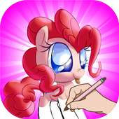 Cute Little Pony Coloring Kids