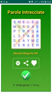Parole Intrecciate - Italian Word Search Game Screen Shot 0