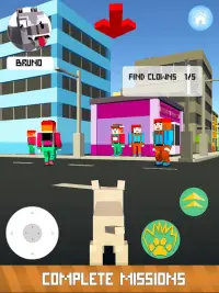 My Virtual Blocky Dog - Cuide de um animal! Screen Shot 11