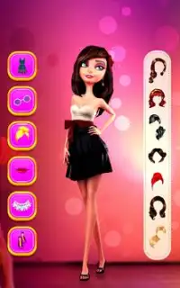 लड़कियों के लिए ड्रेस अप - लड़कियों के लिए खेल Screen Shot 2