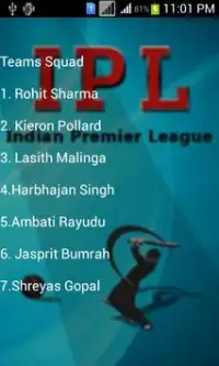 IPL Cricket Schedule 2017 Screen Shot 3