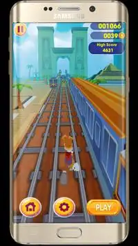 Ray-Man, Sonic E Esponja: Subway Pharaoh Rush 3D Screen Shot 1