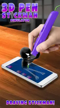 3D पेन स्टिकमैन सिम्युलेटर Screen Shot 0