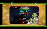 Zombie Ninja combattimento Screen Shot 8