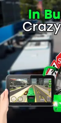 In Bus Driving 2020: Racing Bus 3D Screen Shot 1