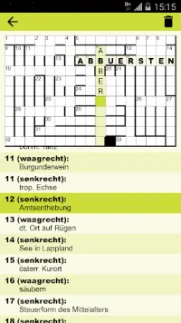 Kreuzworträtsel ohne Werbung, Deutsch Screen Shot 0