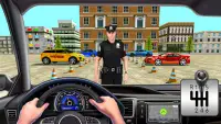 auto parking: police auto Jeux Screen Shot 2