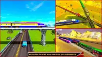 Euro Metro Train Racing 2017-3D Simulator jogo Screen Shot 11