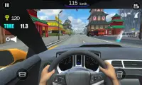 Racing In Car City Traffic Screen Shot 4