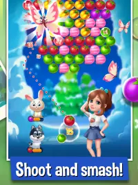 Bubble Fruit: Pet Bubble Shooter Games Screen Shot 11