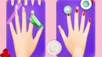 Girly nail art Salon: Mga Larong Manikyur Para sa Screen Shot 4