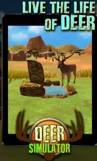 Deer Simulator 3D Wildlife Sim Screen Shot 0