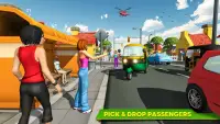 टुक टुक रिक्शा ड्राइविंग गेम Screen Shot 0