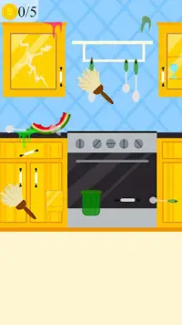 キッチン クリーニングゲーム Screen Shot 1