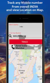 Mobile Number Locator India Screen Shot 1