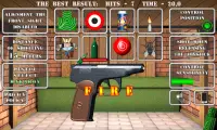 Pistola atirando no alvo. Simulador de armas. Screen Shot 3