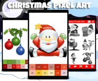 Coloring Book Christmas Pixel Art Learning Game Screen Shot 1