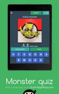 Monster quiz Screen Shot 8