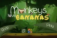 Monkeys love Bananas Screen Shot 0