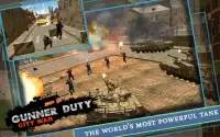 gunner duty: stad oorlog Screen Shot 2