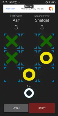 Tic Tac Toe - Robotic XOXO with sound effects 2021 Screen Shot 2