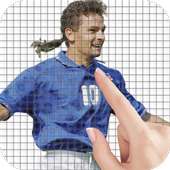 Roberto Baggio Color by Number - Pixel Art Game