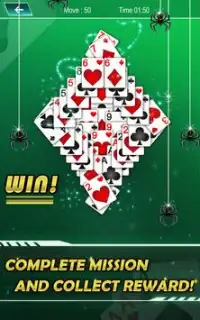 Spider Solitaire Screen Shot 2