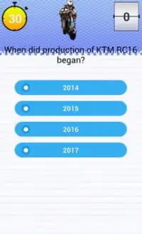 Quiz for KTM RC16 Fans Screen Shot 2