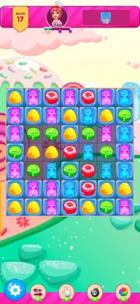 Gummy Bear Hero : Match 3 Screen Shot 4