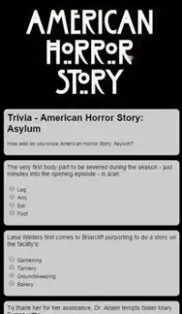 American Horror Story - Trivia Screen Shot 0