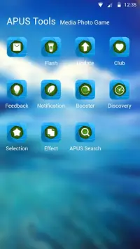 Sky-APUS Launcher theme Screen Shot 2
